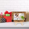 Ycyfckdr New Mommy Gifts, Rustic Wooden Picture Frame, 7.9 x