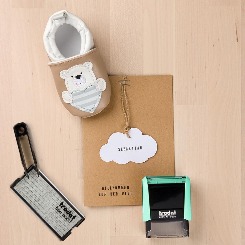 Trodat DIY Self Inking Stamp - Printy 4911 Pastel Green