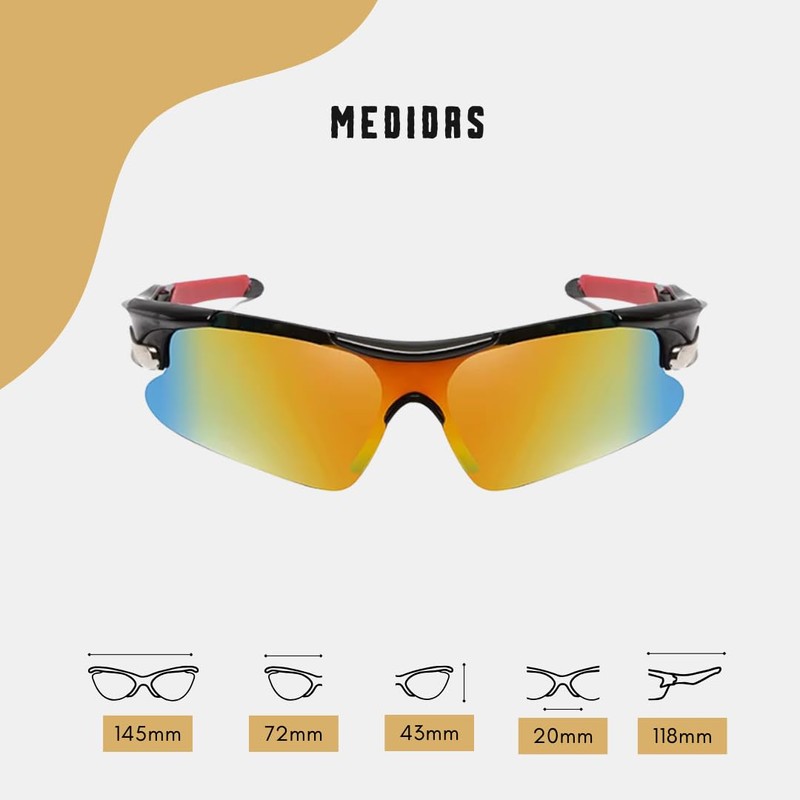 J LMS Padel Goggles with Transparent Protective Lenses Sports Safety