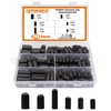 ISPINNER 200pcs Rubber Vacuum Caps Assortment Kit, Hose End Caps