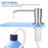 Sink Soap Dispenser for Kitchen Sink Stainless Steel 47" Silicone