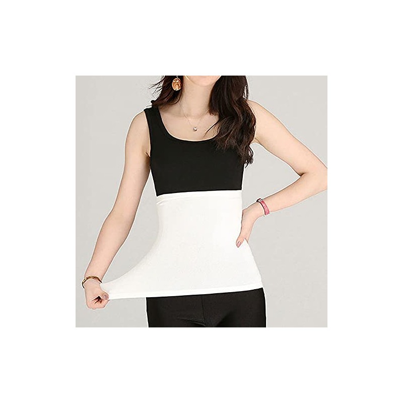 MilyaDE Cotton Kidney Warmer Shirt Extension Hip Warmer Elastic Waist