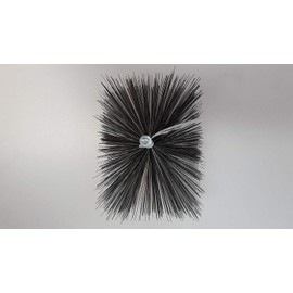 Stove Pipe Brush, Chimney Brush, Wire Brush, Chimney Brush, Boiler Brush, Fireplace Brush, Chimney Brush, Chimney Brush, Rectangular Made of Dimensionally Stable Steel Wire, Fireplace Sweeper Quality