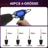 GUPTOMES Rivet Pliers Blind Rivet Adapter - Rivet Attachment for