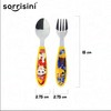Sorrisini Wiederverwendbares Geschirr-Set, 3-teiliges Teller-Set, Entwöhnungsset für Babys mit Teller,