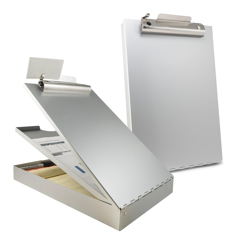 Saunders Metal Clipboard with Storage, Letter Size Heavy Duty Contractor