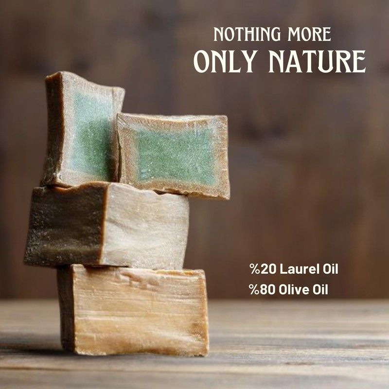 Aleppo Soap Bar,%20 Laurel Oil%80 Virgin Olive Oil, Natural Handmade,
