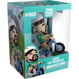 Youtooz Original Jack on Wheels 4.9", Jack on Wheels Vinyl Figure, Collectible Jack on Wheels from Jacksepticeye Original Collection