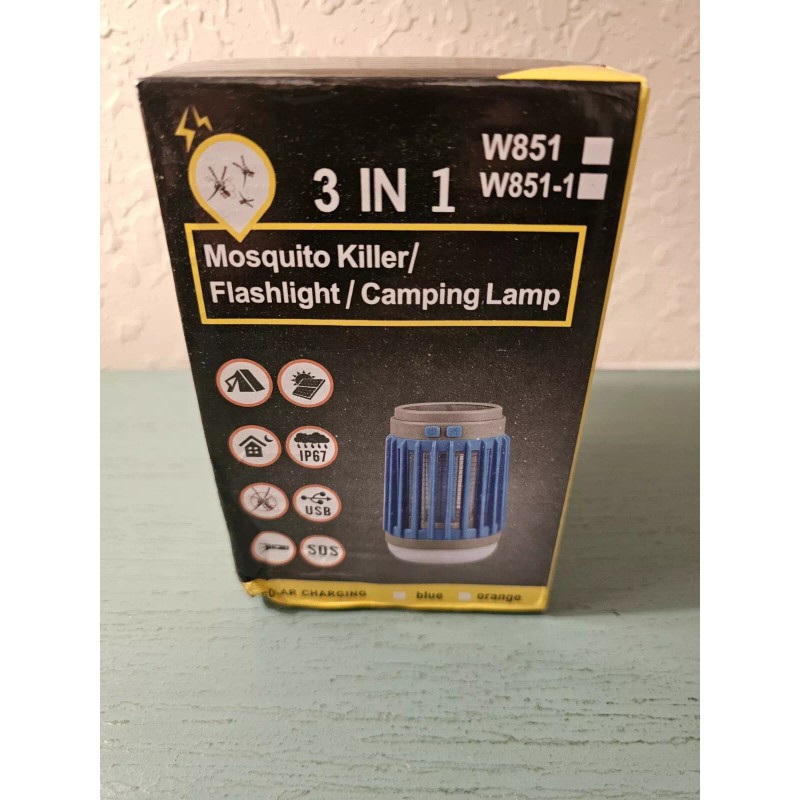 Solar 3-in-1 Solar USB Mosquito Killer Lamp Camping Flashlight Emergency