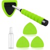 Windshield Cleaning Tool, Microfiber Car Window Cleaner with 4 Reusable