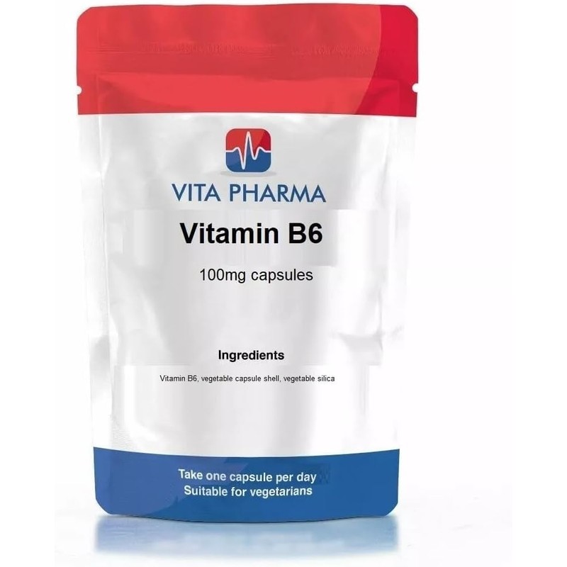 VITA PHARMA Vitamin B6 100mg 240 Capsules