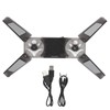 Laptop Cooling Pad, Foldable Gaming Laptop Cooler Stand with 2