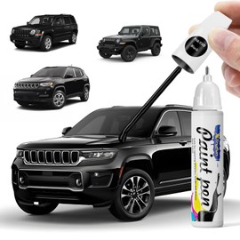 XTryfun PX8/DX8 Black Touch Up Paint Compatible with Jeep, DIY Car Paint Scratch Repair, Automotive Paints, Quick & Easy Fix Scratch Repair for Grand Cherokee/Compass/Gladiator/Wrangler/Patriot