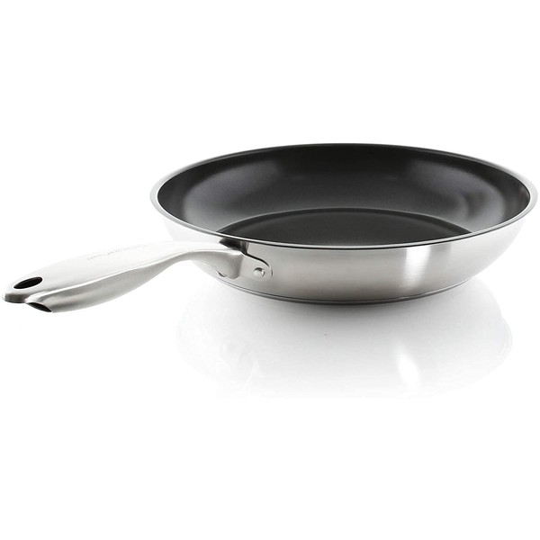 Chantal KitchenGear 11 Inch Stainless Steel Frying Pan with Ceramic