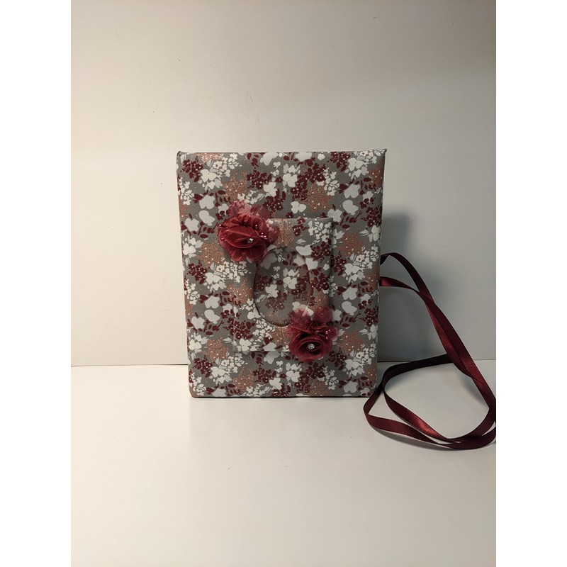 Flower Photo Album - Holds 100 4x6 Photos -Handmade