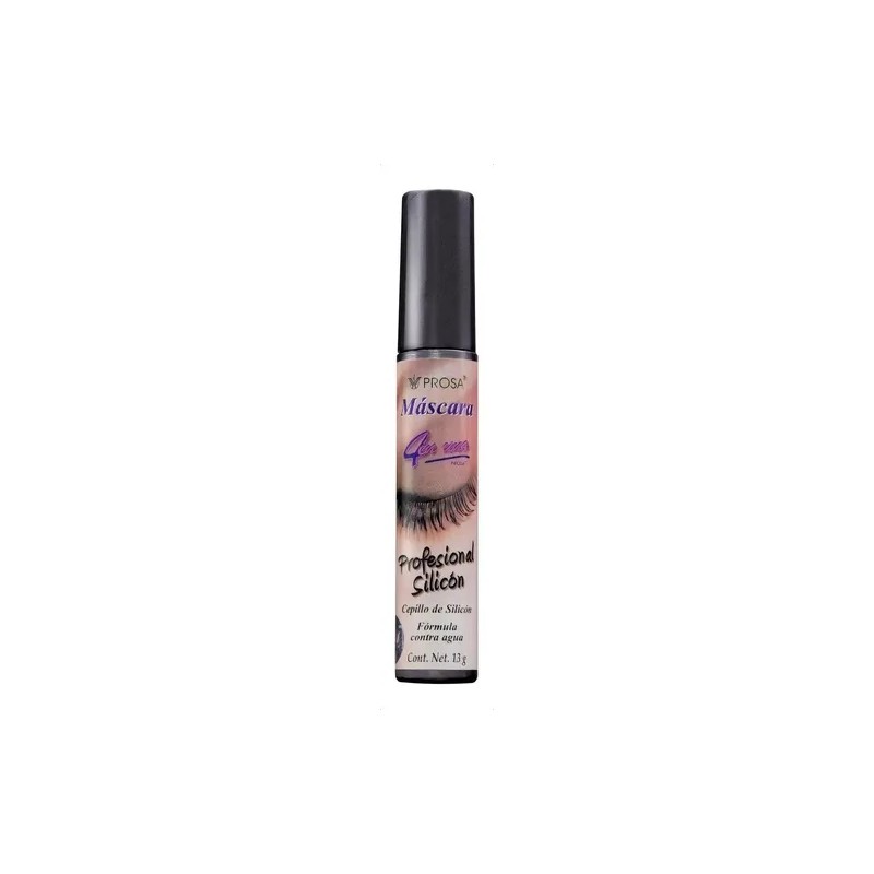 Máscara De Pestañas Prosa Profesional Silicón Waterproof Color Negro