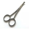 4.5" Curved Mustache Nose Ear Beard Hair Remover Scissors Trimmer