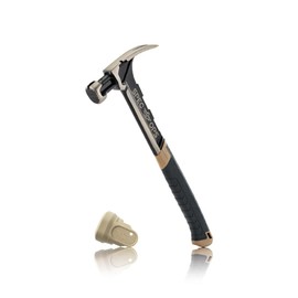 Spec Ops Tools Framing Hammer, 28 oz, Rip Claw, Milled Face, Soft Mallet Cap, Shock-Absorbing Grip, 3% Donated to Veterans