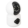 Security Camera Dual Lens HD Night Vision 2 Way Intercom