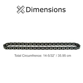 AlveyTech 78 Link 8mm 05T Chain for The Motovox MVS10 and Razor Crazy Cart XL (Versions 5)