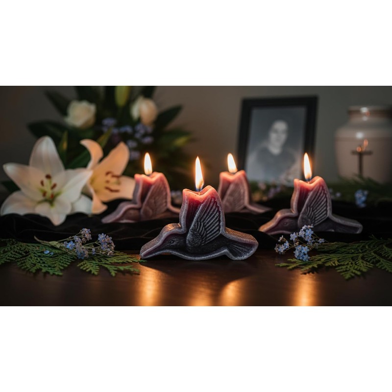 Velas colibrí aromáticas Gardenia y Lavanda – Pack 24 para