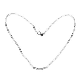 Chain Link Necklace Adjustable Length Unisex Fashionable Women Necklace for Daily Party Work