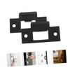 DOITOOL 4pcs Stainless Steel Door Latch Plates T-Shape Plates for