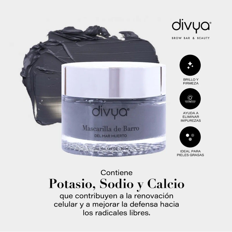 Mascarilla De Barro De Mar Muerto Tipo de piel Mixta