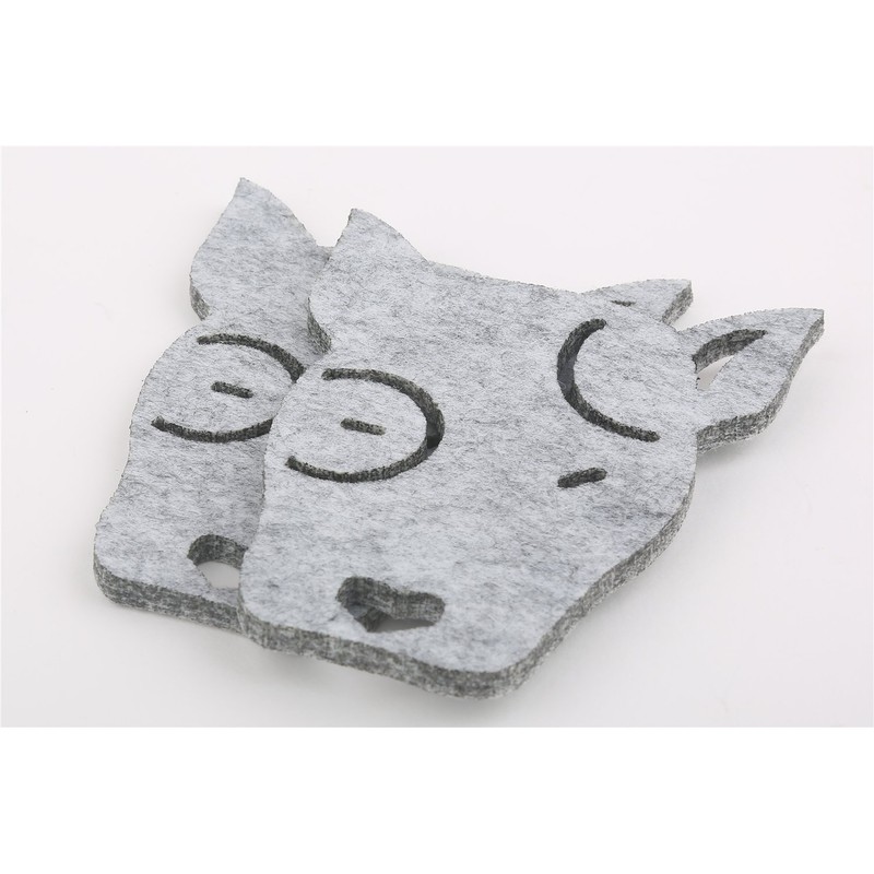 Dulce Cocina Love Paw Polyester Felt Coasters - 2 Designs