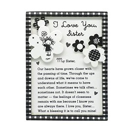 Blue Mountain Arts Sister Magnet with Easel Back—Birthday, Holiday, or Just Because Gift by Marci and the Children of the Inner Light, 4.9 x 3.6 Inches (I Love You, Sister)
