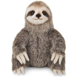 Bearington Simon Plush Three Toed Sloth Stuffed Animal, 10 inches