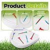 White Putter Head Covers, With Circle Embroidery Premium Magnetic Closure