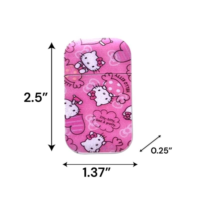 NIVEK Kulomi Lighter Kitty KT Torch Lighter Pink Flame Pocket