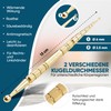 REMOS Akupressurstift & Meridianstift Edelstahl gold Länge 13cm KugelØ 2.5/6