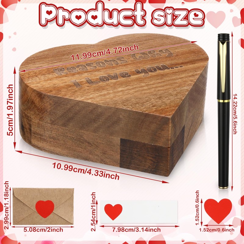 Mimorou 120 Sets Mini Love Notes for Him Her Mini