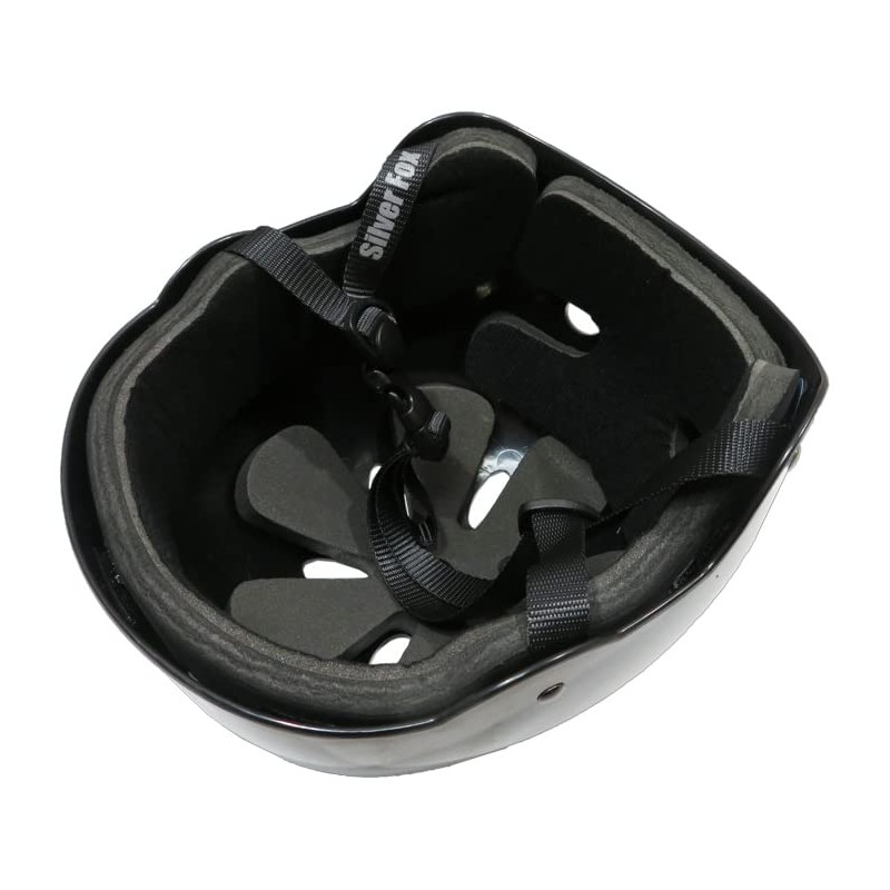 Silver Fox Protector Adult Helmet Black M SC110