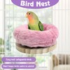 Hamiledyi Bird Soft Nest for Cage Plush Parrot Hammock Breeding