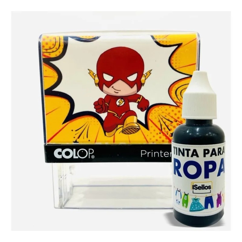 Sello Para Ropa Bebés Y Niños Incluye Frasco De Tinta