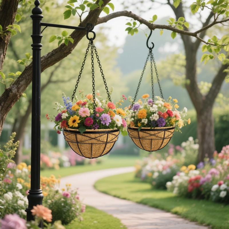 6 Pack 16 Inch Coco Liners for Hanging Baskets Coconut