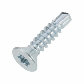 Drilling Screw with Countersunk Head Galvanised TX, DIN 7504 (3.5 x 19 mm / Pack of 100)