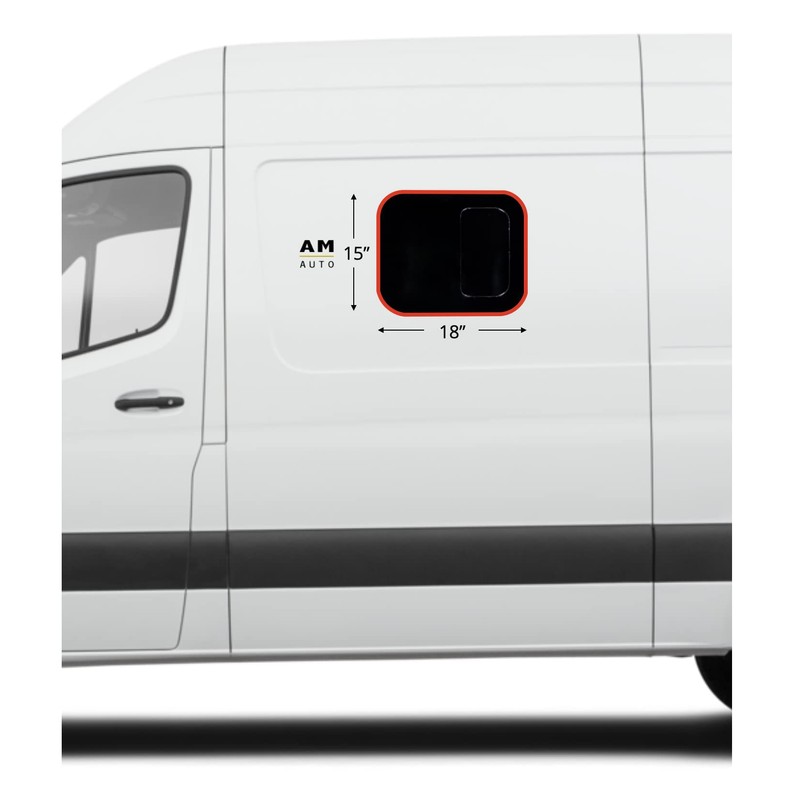 VanEssential Insulated Blackout Window Cover for AMA Universal Half-Slider Window