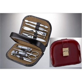Korean Nail Clipper World No. 1, Three Seven 777 Travel Manicure Pedicure Grooming Kit Set Made in Korea, Since 1975 (8010RC)