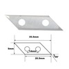 Sinoprotools Reversible Plate Reversible Blade, 35.5 x 9 x 1.5