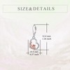 YFN Books Dangle Earrings Sterling Silver Librarian Teacher Hook Earring