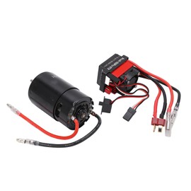 Brushed RC 550 29T Motor 60A Waterproof Bidirectional ESC Combo Set for SCX10 1/10 RC Car