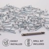 SKIR'CO (Pack of 50) Aluminium Blind Rivets 5.0 x 10