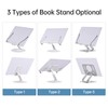 Desktop Book Stand for Reading with 360° Rotating Base &
