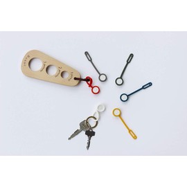 sceltevie 239130 Hachiman Kasei Hanging Magnets, Set of 2, BUTTON SLING, Pink/White, Made in Japan