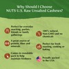 NUTS U.S. - Cashews | Raw and Unsalted | Whole