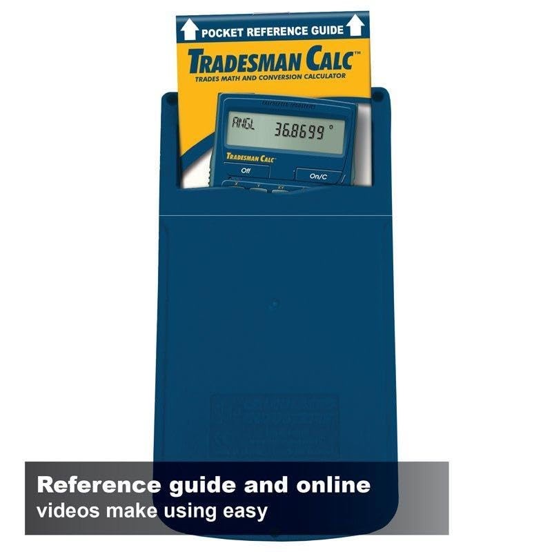 Calculated Industries 4400 TradesmanCalc Technical Trades Dimensional Trigonometry and Geometry